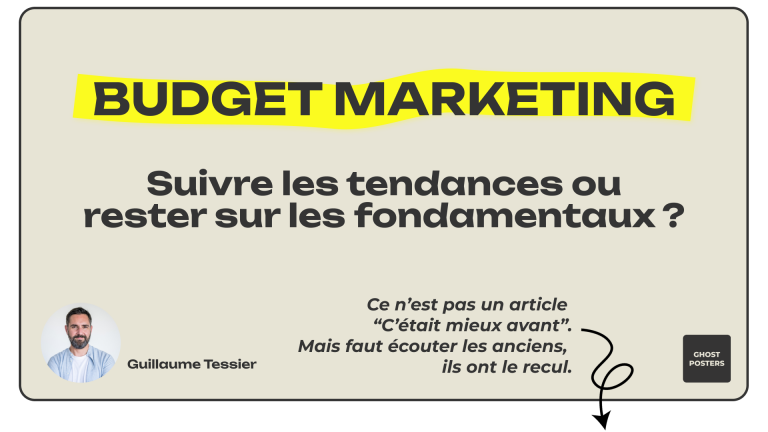 Budget Marketing : 80% de fondamentaux, 20% de tendances (pas l&rsquo;inverse)
